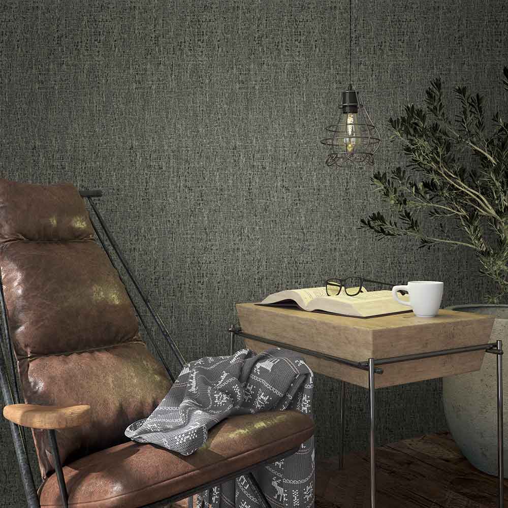 Tapete Marburg Loft Superior 59339 anthrazit, gold Knutzen Wohnen