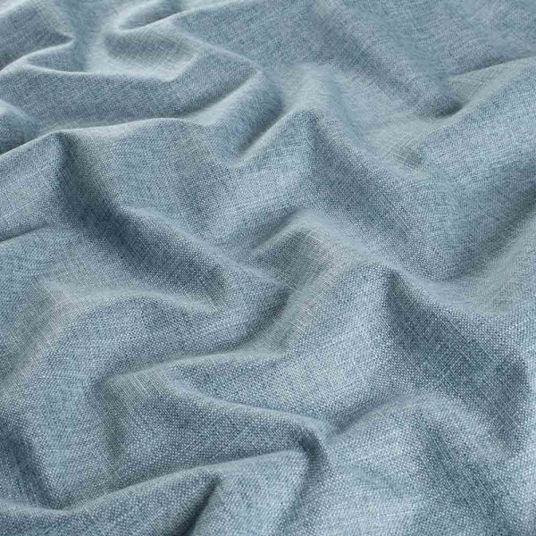 JAB Vorhangstoff Midnight 6122, verdunkelnd, türkis, meliert, Meterware