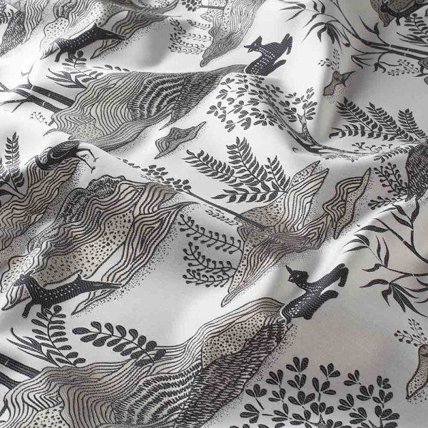 Vorhangstoff Perfect Place 1725, Carlucci, blickdicht, silber