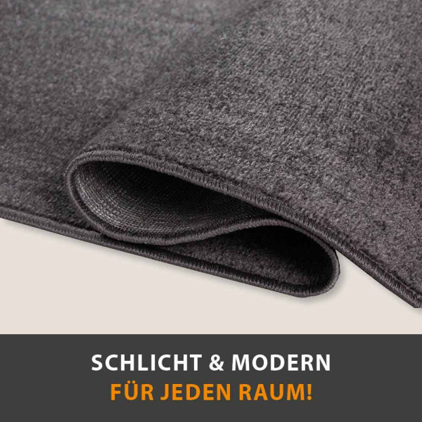 Teppich Palma Uni Kurzflor