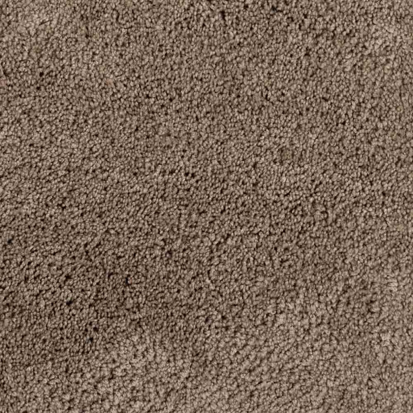 Taupefarbener Kurzflor-Webteppich mit flauschiger Oberfläche. Der Teppich eignet sich für individuelle Maßanfertigungen und wird aus hochwertigen Materialien hergestellt. Ideal für moderne Wohnräume.