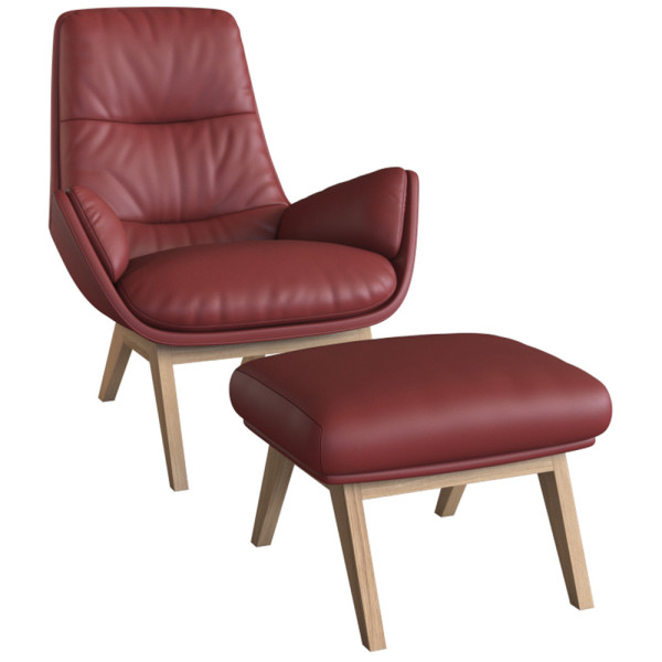 Leder Hocker Moro