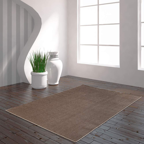 Teppich Palma Uni Kurzflor