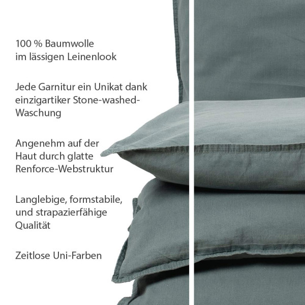 Bettwäsche Stonewashed