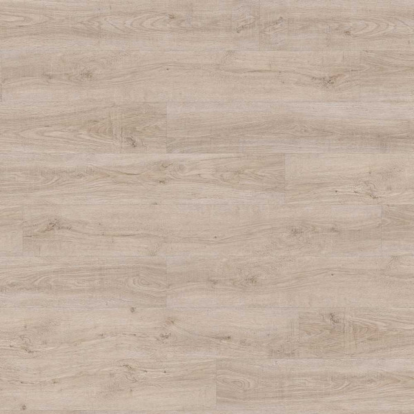 Hellbeige Klick-Vinylboden in Holzoptik zeigt gleichmäßige, leicht strukturierte Oberflächen mit einer natürlichen Holzmaserung. Der Boden eignet sich für vielseitige Anwendungen und zeichnet sich durch hochwertige Verarbeitung aus.