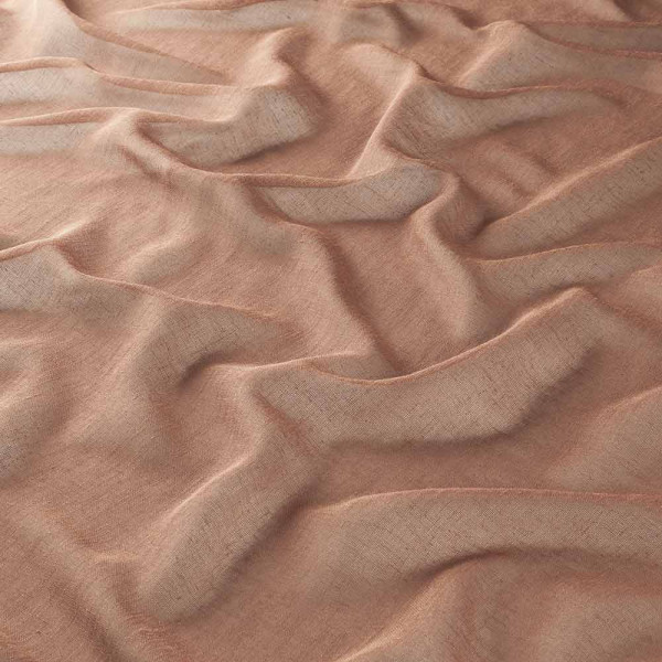 CARLUCCI Vorhangstoff Multi Colour 1380, JAB, Meterware, terra