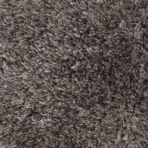 Hochflor-Teppich Lago Mix in dunkelgrau. Der Teppich zeigt eine weiche, strukturierte Oberfläche und ist an einer Kante sichtbar, um die Qualität des Materials zu betonen.