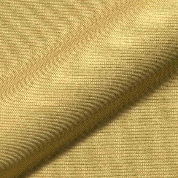 Gelber Gardinenstoff aus der Restill-Kollektion ist glatt und gut strukturiert. Der Stoff zieht sich sanft über den Untergrund und eignet sich für individuelle Anpassungen.