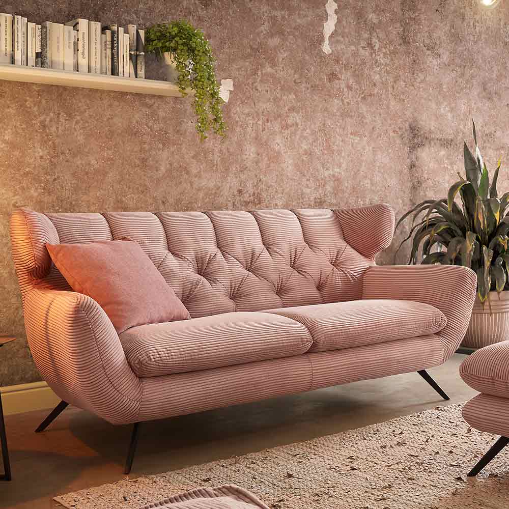 Cordsofa Sixty | rosa Wohnen cord Knutzen