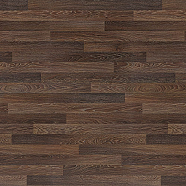 Dunkler Holz-PVC-Boden im Dekor Missouri Oak zeigt eine gleichmäßige Anordnung von Holzpaneelen. Der Preis beträgt 53,99 € pro Quadratmeter, inkl. MwSt.