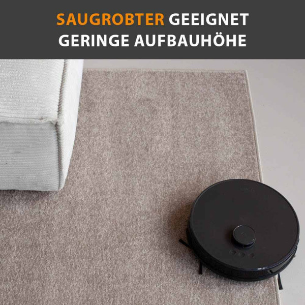 Teppich Palma Uni Kurzflor