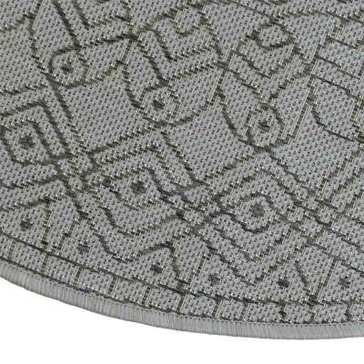 In- & Outdoor-Teppich Palma, Silber, 160cm Durchmesser