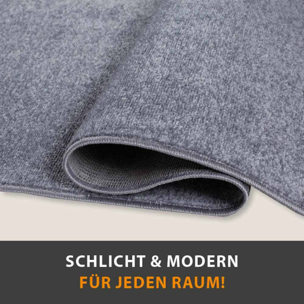 Teppich Palma Uni Kurzflor