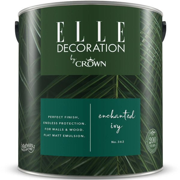 ELLE Decoration Matt 2,500L, Wandfarbe, Brand IQ, enchanted ivy
