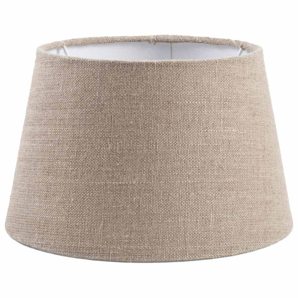 Lampenschirm Shallow Drum Pure Natural Linen