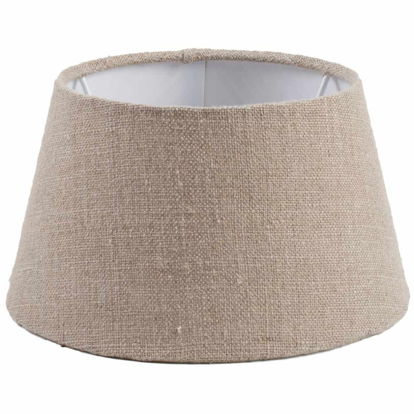 Lampenschirm Shallow Drum Pure Natural Linen