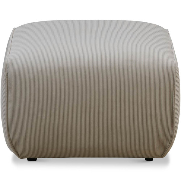 Couch Hocker Isa, beige, 66x98x44 cm