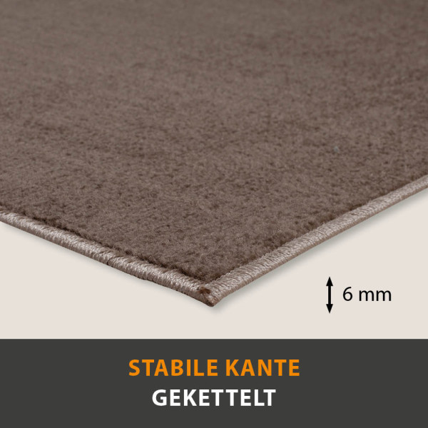 Teppich Palma Uni Kurzflor