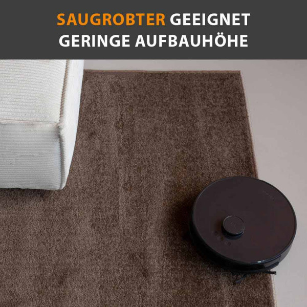 Teppich Palma Uni Kurzflor