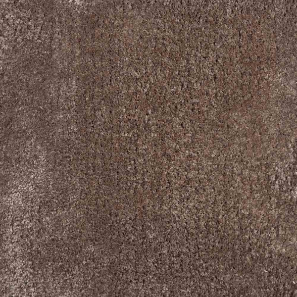 Brauner Kurzflor-Webteppich in Taupe mit einer strukturierten Oberfläche. Der Teppich ist maßgefertigt und bietet eine moderne Optik für verschiedene Wohnräume.
