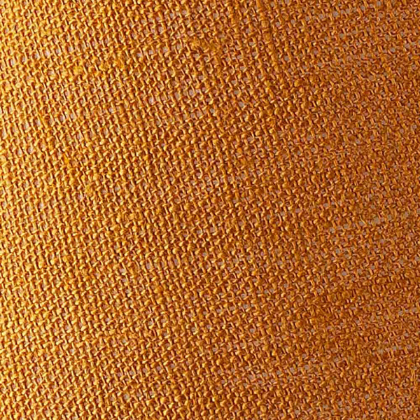 Ovaler Lampenschirm aus reinem Leinen in Curryfarbe mit einem Durchmesser von 29 cm. Er ist sofort versandfertig und kostet 7,99 € inkl. MwSt.