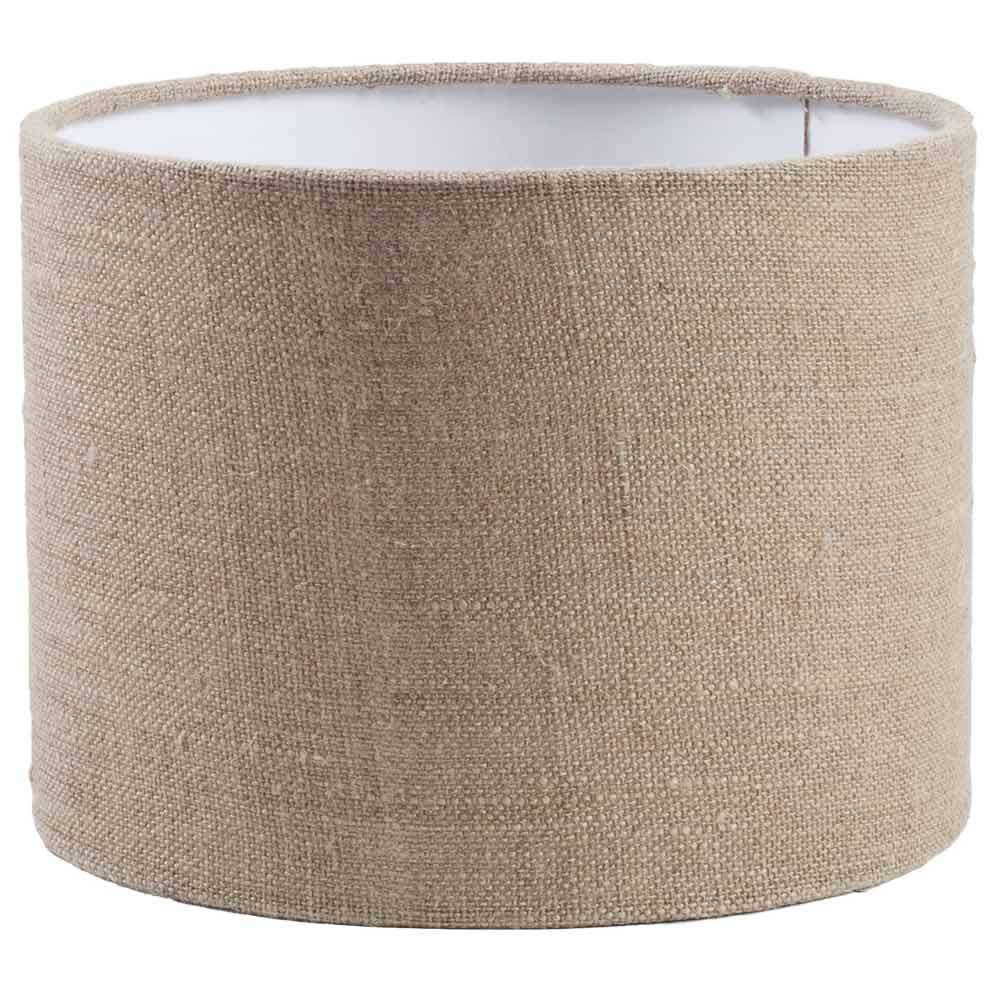 Eidonta Lampenschirme 2er Set - Naturleinen Schirme 30x32cm Für Tischlampen