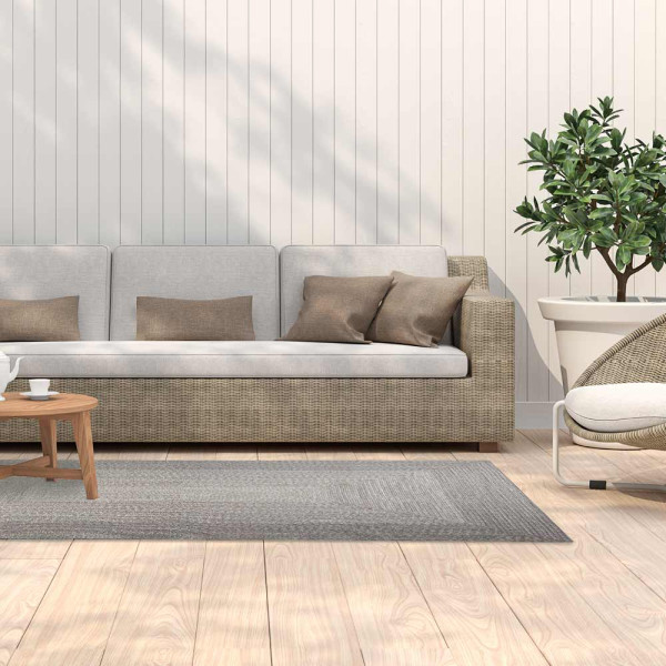 Teppich Outdoor Silber