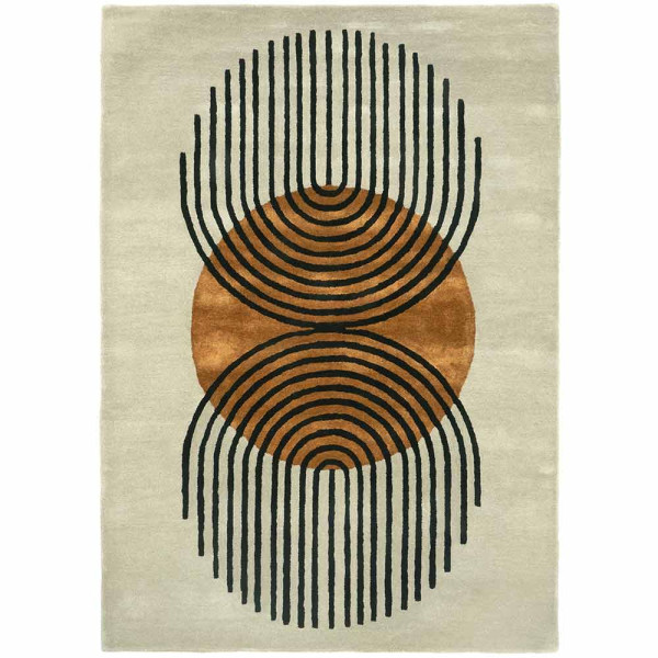 Designer-Teppich Stella, Knutzen Wohnen, beige, 200x300cm