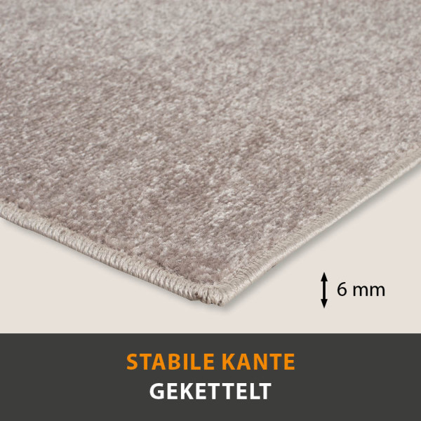 Teppich Palma Uni Kurzflor