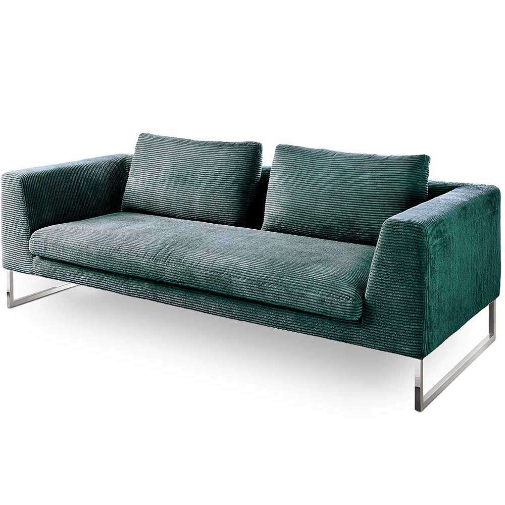 Cordsofa Paddock Feincord Gr n Knutzen Wohnen cordsofa-paddock-feincord-gr-n-knutzen-wohnen