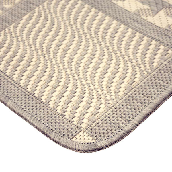 Küchenläufer Kacheln Silber