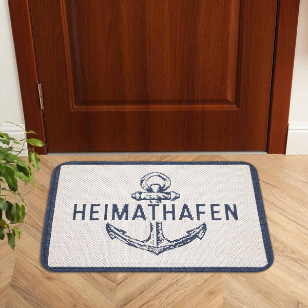 Fußmatte Heimathafen hell