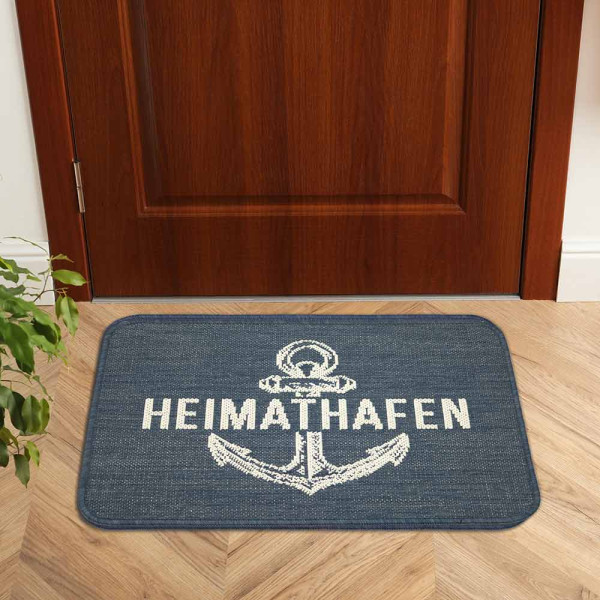 Fußmatte Heimathafen dunkel