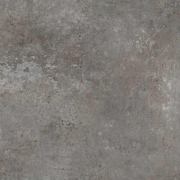 Graue, strukturierte Textur eines Vinylbodens mit einem Mischung aus glatten und rauen Oberflächen zeigt verschiedene Farbtöne von Grau. Diese Oberfläche eignet sich für moderne Innenraumgestaltungen.