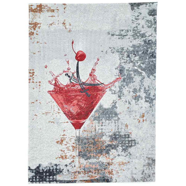 Designer-Teppich Keitum SA014, Knutzen Wohnen, rot, 160x230cm, Sansibar