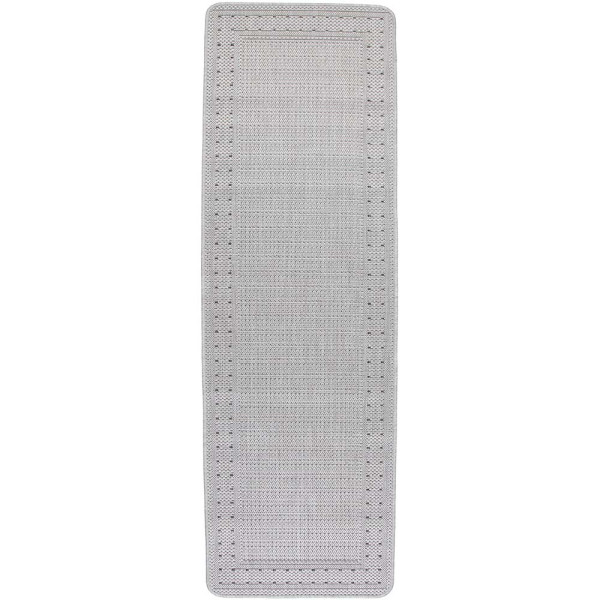 Küchenläufer Bordüre Silber