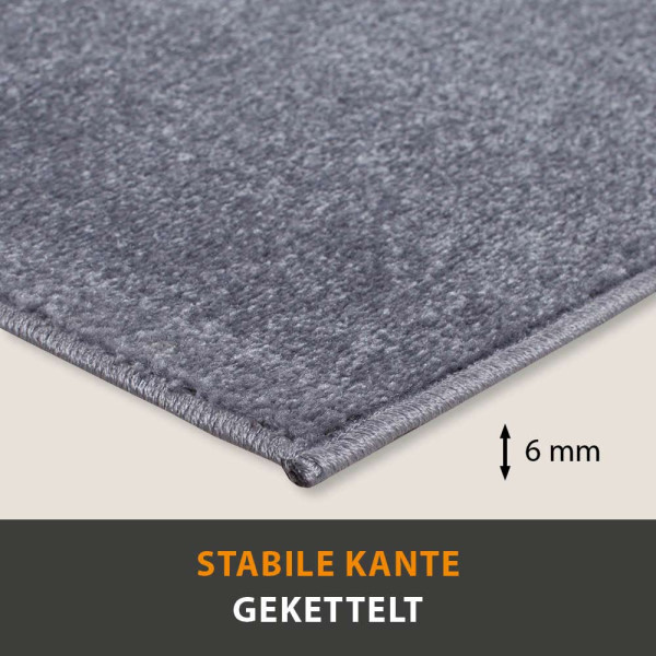 Teppich Palma Uni Kurzflor