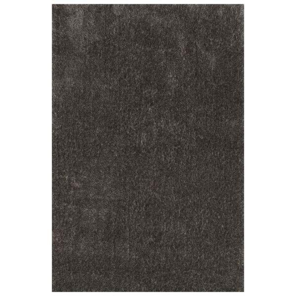 Hochflor-Teppich Lago Mix in dunkelgrau. Der Teppich zeigt eine weiche, strukturierte Oberfläche und ist an einer Kante sichtbar, um die Qualität des Materials zu betonen.