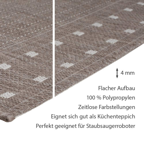 Teppich Palma Flachgewebe