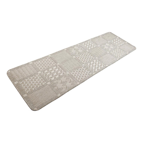 Küchenläufer Kacheln Silber