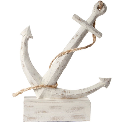 Aufsteller Anker silber 54 | Knutzen Wohnen