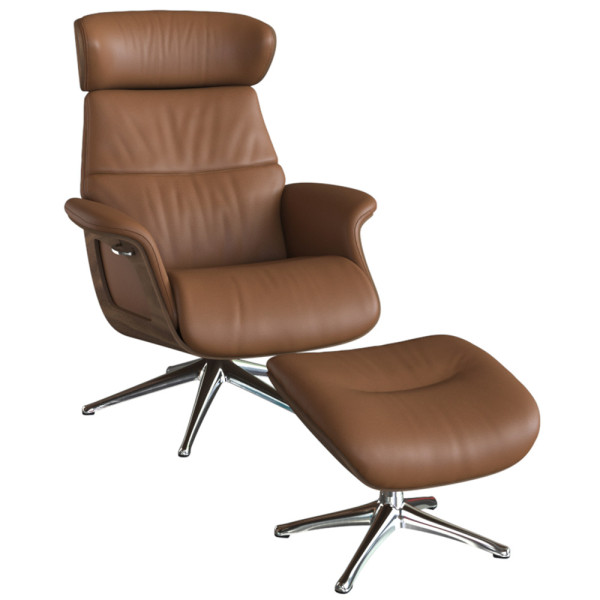 Leder Hocker Clement