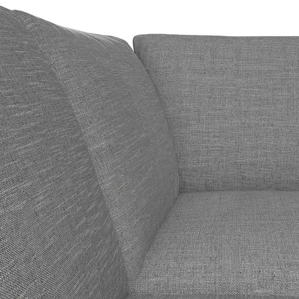 Braunes Ecksofa FIORE steht in einem modernen Design. Es bietet Platz zum Sitzen und Entspannen. Die Ausstattung umfasst weiche Kissen für zusätzlichen Komfort.