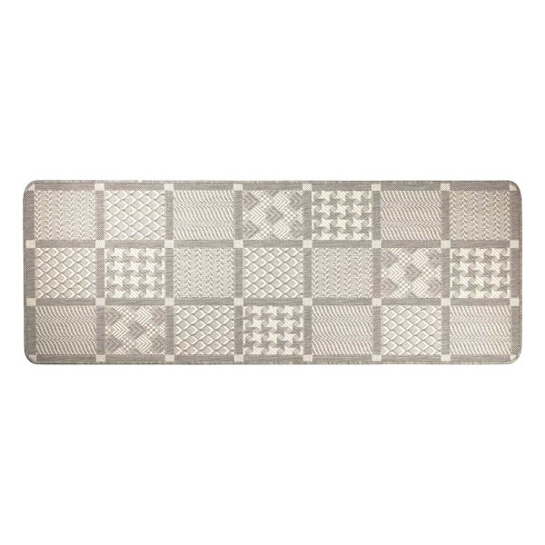 Küchenläufer Kacheln Silber