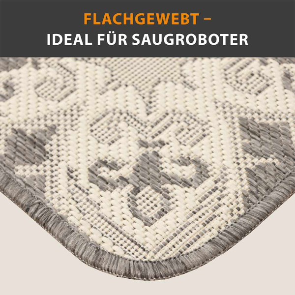 Küchenläufer Kacheln Grau