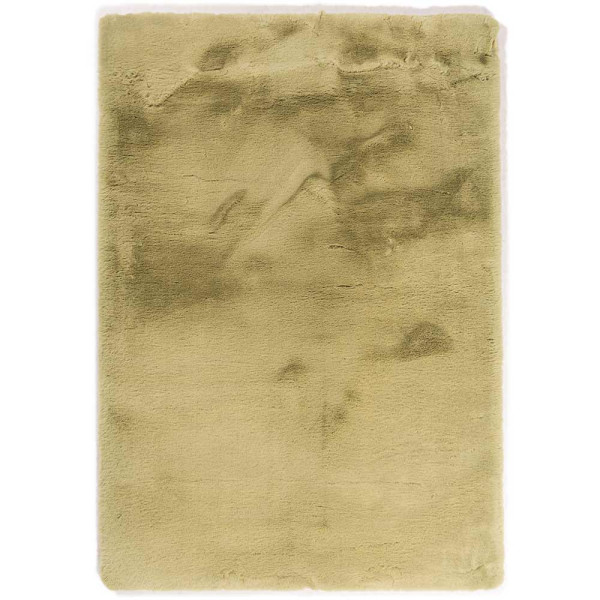 Beiger Hochflorteppich mit weichem Flor liegt auf einer hellen Unterlage. Der Teppich ist speziell für individuelle Maße gefertigt und bietet einen gemütlichen, luxuriösen Look.