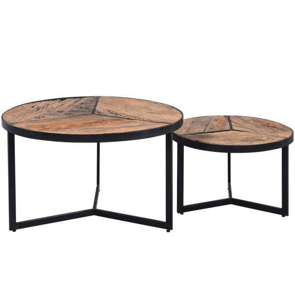 Couchtisch Oxford, Natur, 70x70x41cm, Knutzen Wohnen